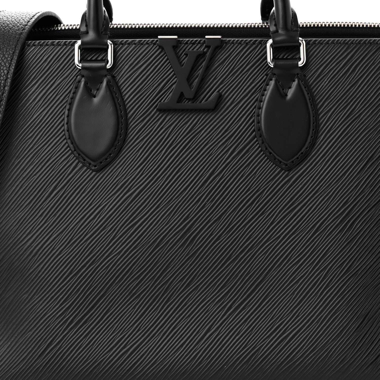 Louis Vuitton Epi Grenelle Tote MM Black 7 of 9