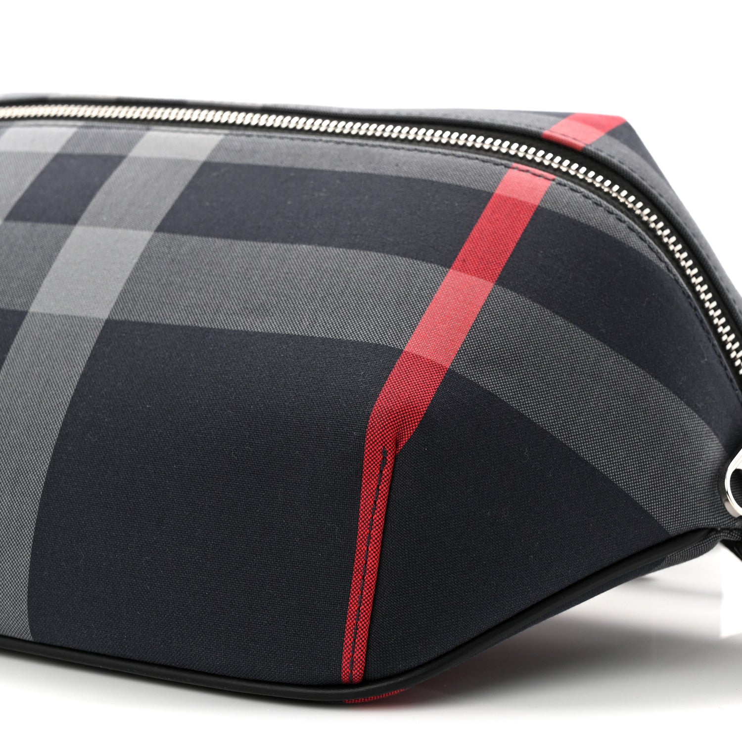 Burberry IP Check Sonny Bum Bag Navy Grey 1853352 – FASHIONPHILE