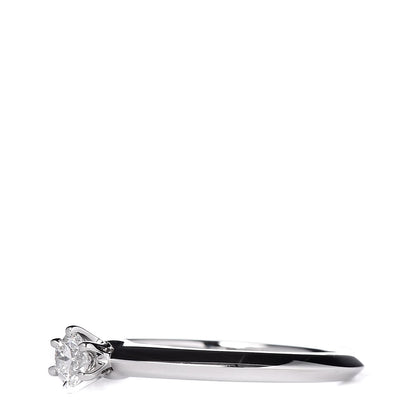 Tiffany Platinum Diamond .20ct Solitaire Engagement Ring 51 5.75 3 of 6