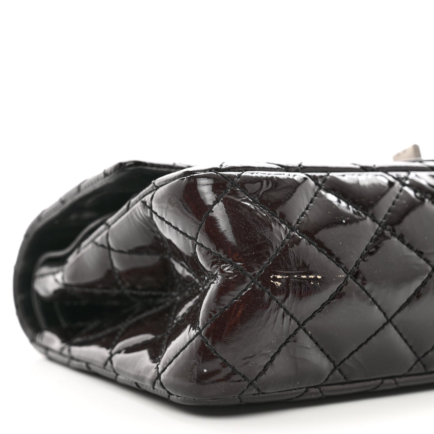 Patent Calfskin Quilted 2.55 Reissue 225 Flap Black