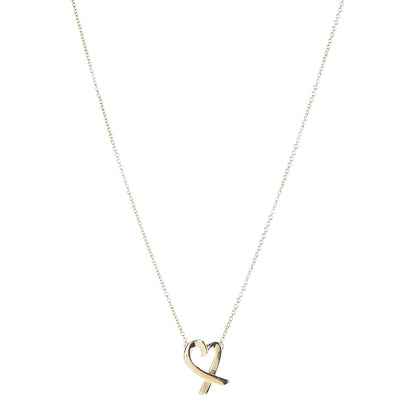 Tiffany 18K Yellow Gold Paloma Picasso Loving Heart Necklace 1 of 6