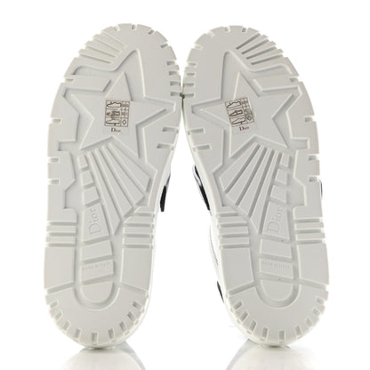 Christian Dior Calfskin Bi-Color Dior-ID Platform Sneakers 35.5 White Deep Blue 5 of 8