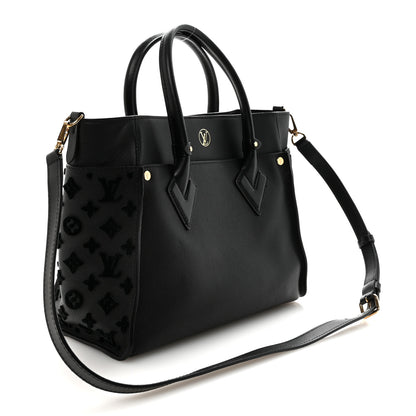 Louis Vuitton Calfskin Monogram Tufting On My Side Black 3 of 9