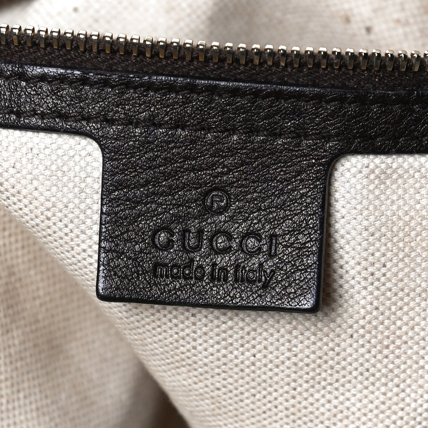 Guccissima Medium Bree Shoulder Bag Chocolate