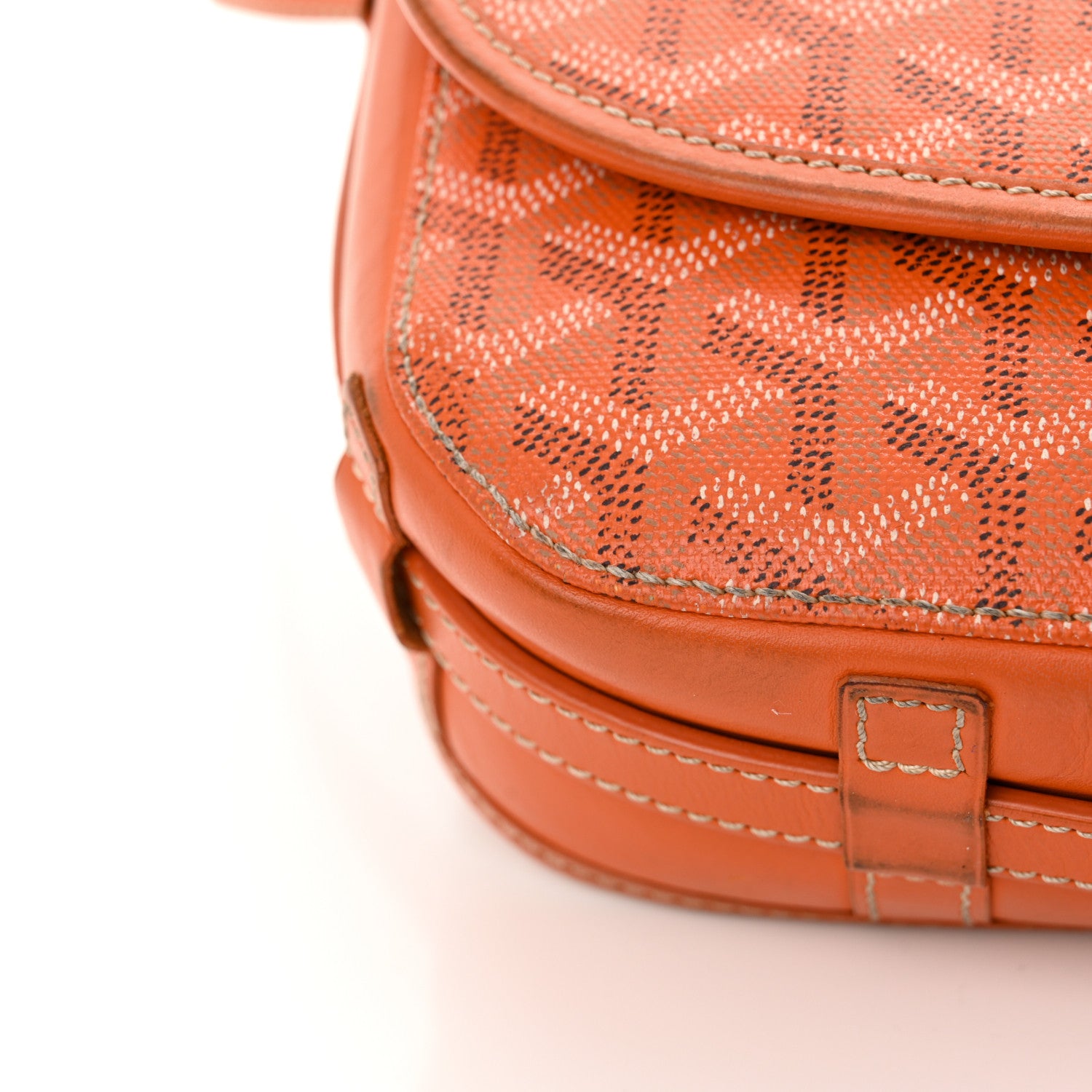 Goyard Goyardine Belvedere II PM Messenger Bag Orange 16 of 19