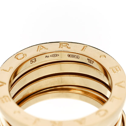 Bulgari 18K Yellow Gold B.Zero1 Four-Band Ring 53 6.25 4 of 6