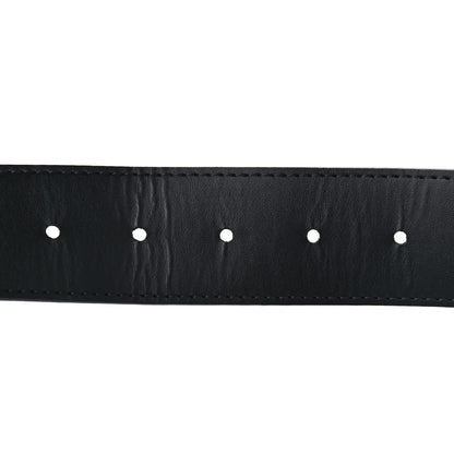 Louis Vuitton Calfskin Monogram 40mm LV Initiales Reversible Belt 105 42 Black 4 of 5