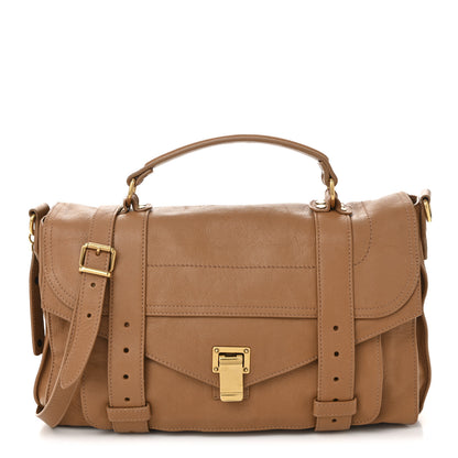 Proenza Schouler Lambskin Medium PS1 Satchel Birch 1 of 11
