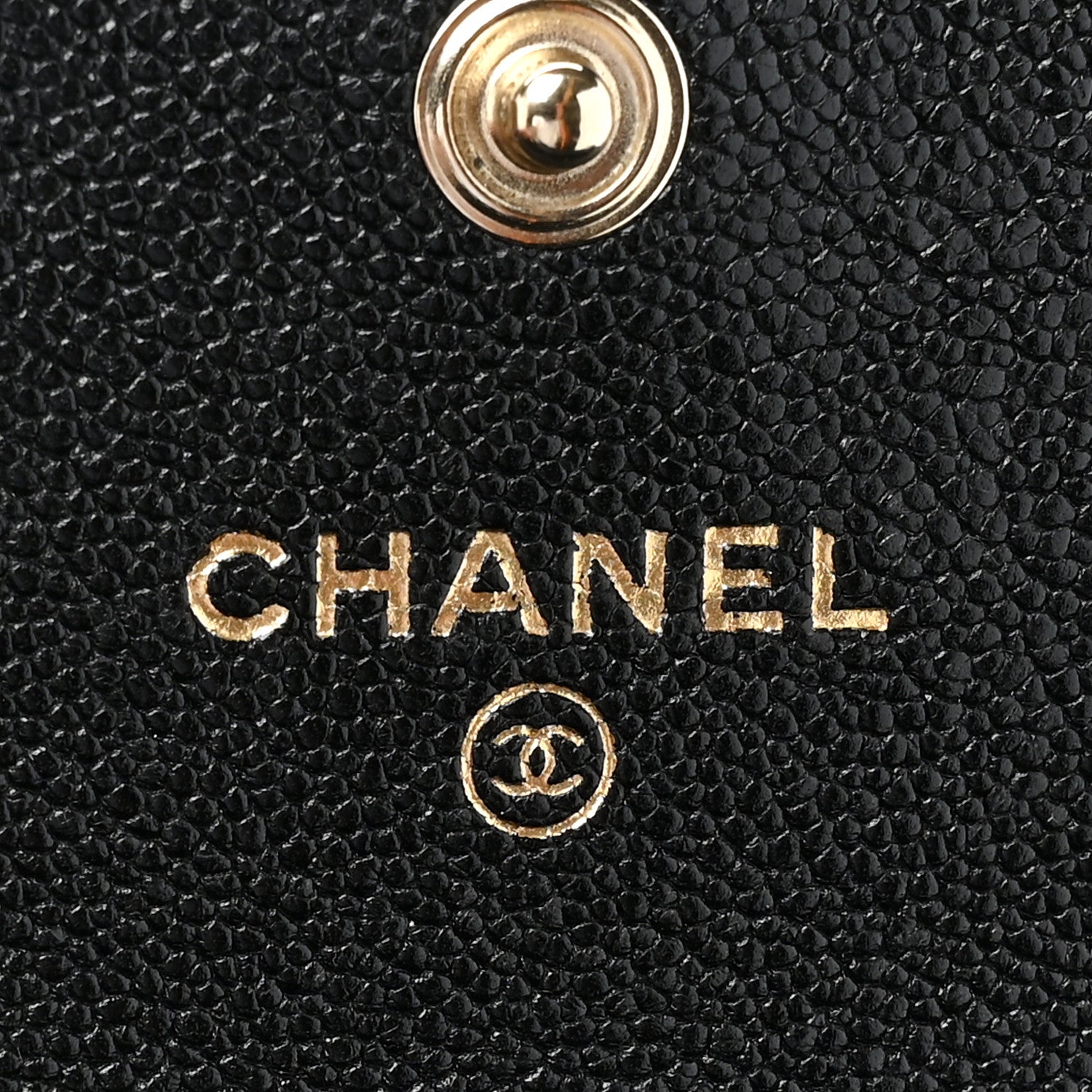 Chanel Caviar Quilted Large Boy Gusset Flap Wallet Black 8 of 12