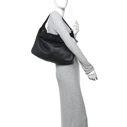 Celine Supple Calfskin Large Romy Shoulder Bag Black 2 of 13