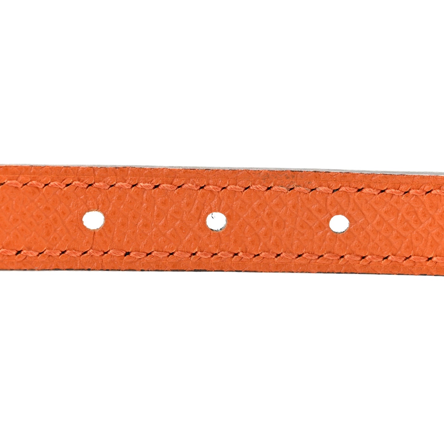Swift Epsom 13mm Clou de Selle Belt 80 Black Orange