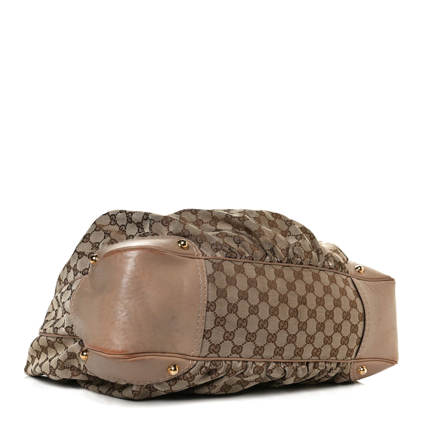 Monogram Large Jockey Hobo Beige