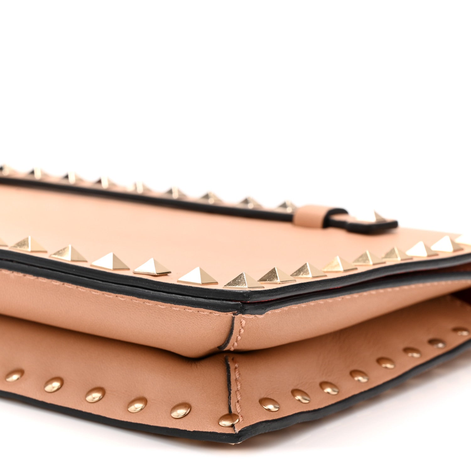 Valentino Garavani Nappa Rockstud Wristlet Alpaca 9 of 9