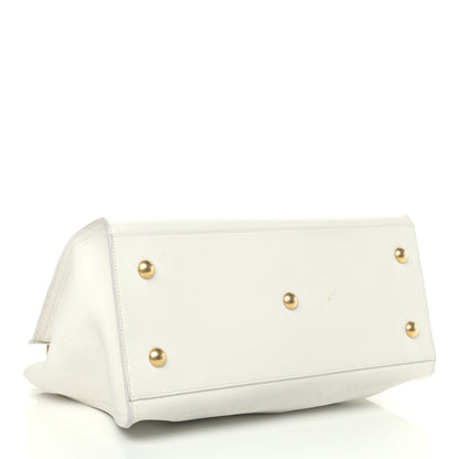Saint Laurent Calfskin Small Classic Y Cabas White 3 of 4