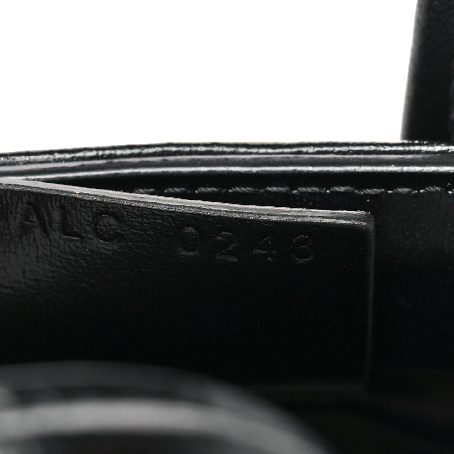 Shiny Lord Calfskin Micro Antigona Black