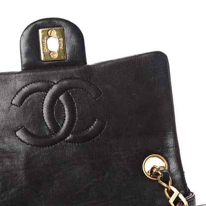 Chanel Lambskin Quilted Mini Square Flap Bag Black 11 of 14