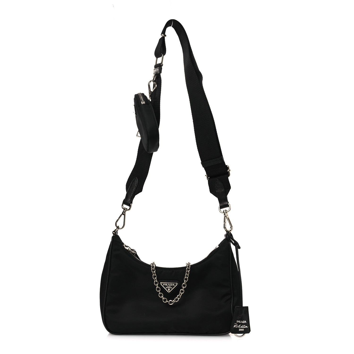 Prada Nylon Re-Edition 2005 Shoulder Bag Black 1 of 15