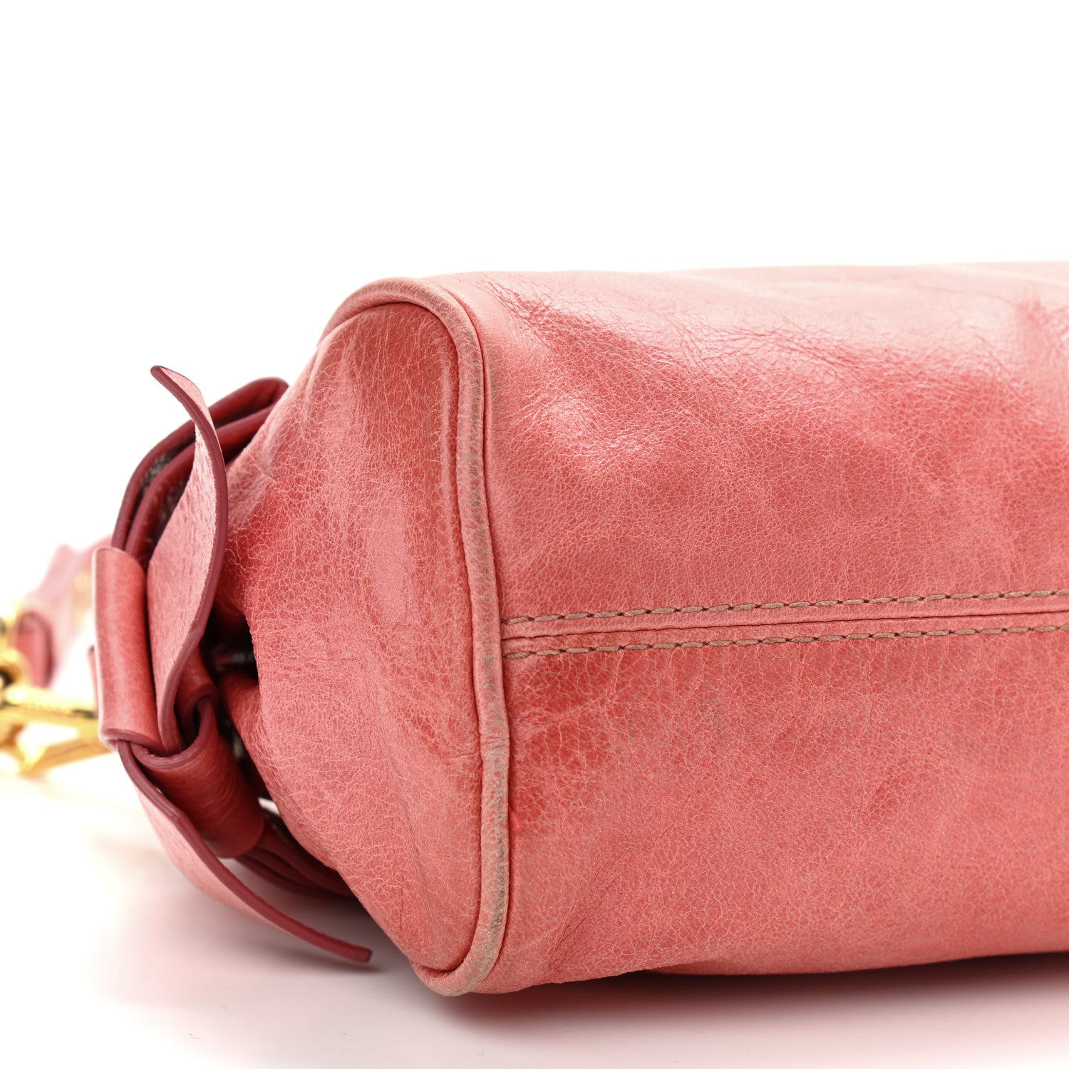 Miu Miu Vitello Lux Bow Bag Rosa 6 of 10