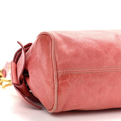 Miu Miu Vitello Lux Bow Bag Rosa 6 of 10