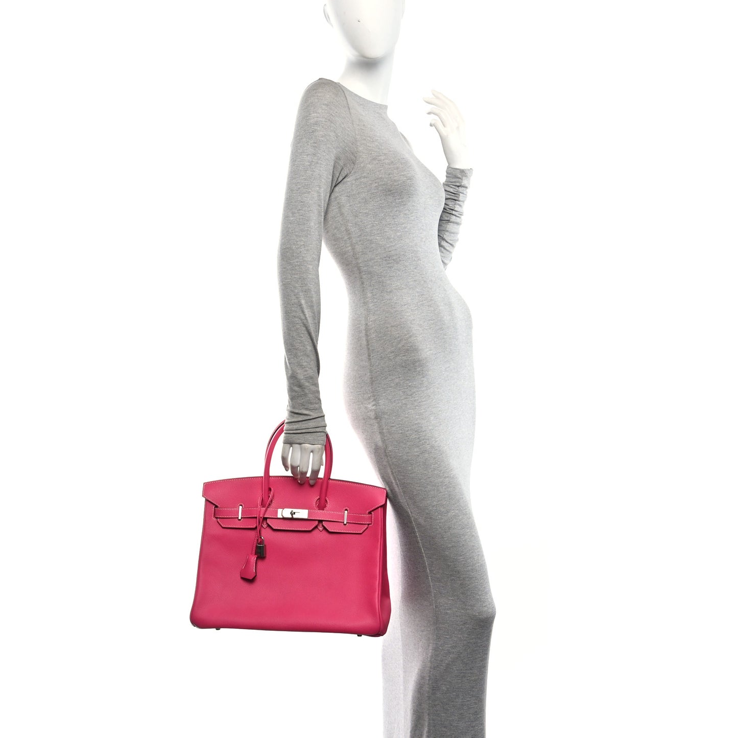 Epsom Candy Birkin 35 Rose Tyrien Tosca