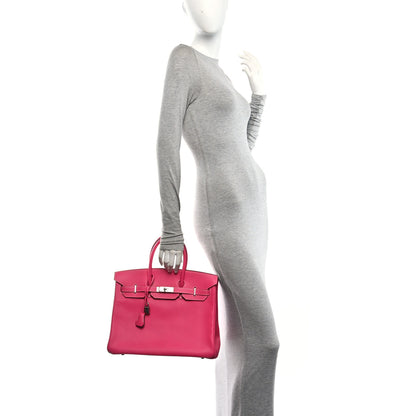 Hermes Epsom Candy Birkin 35 Rose Tyrien Tosca 2 of 10