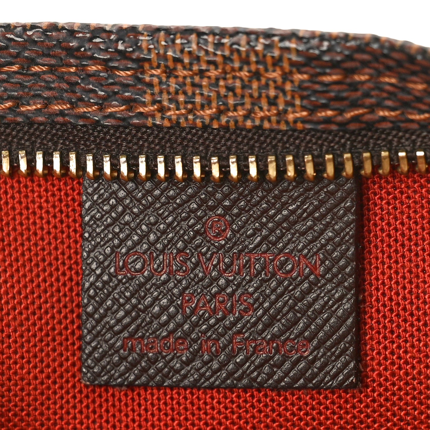 Damier Ebene Trousse Make Up Bag Pochette