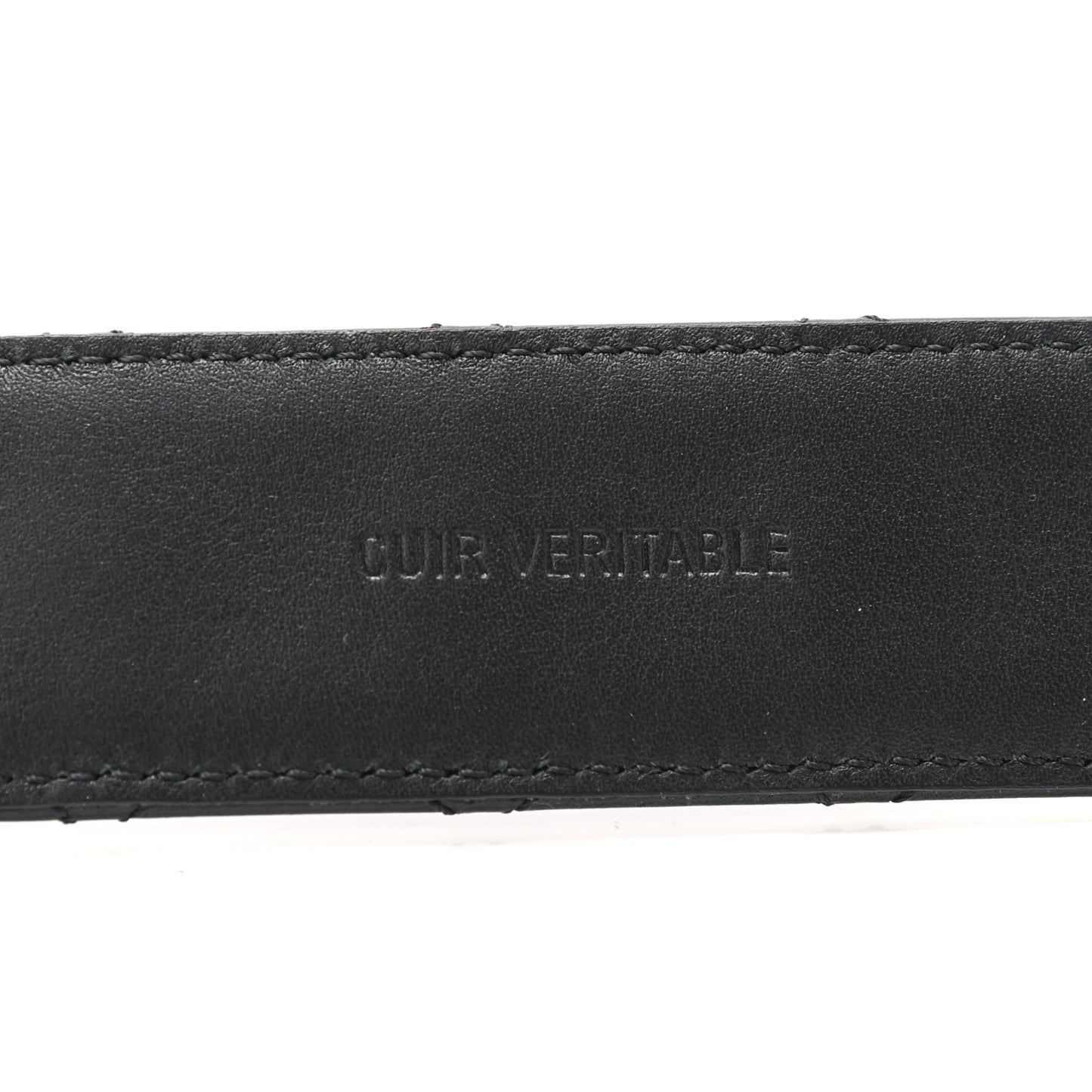 Lambskin Quilted CC Chain Belt 80 32 Black