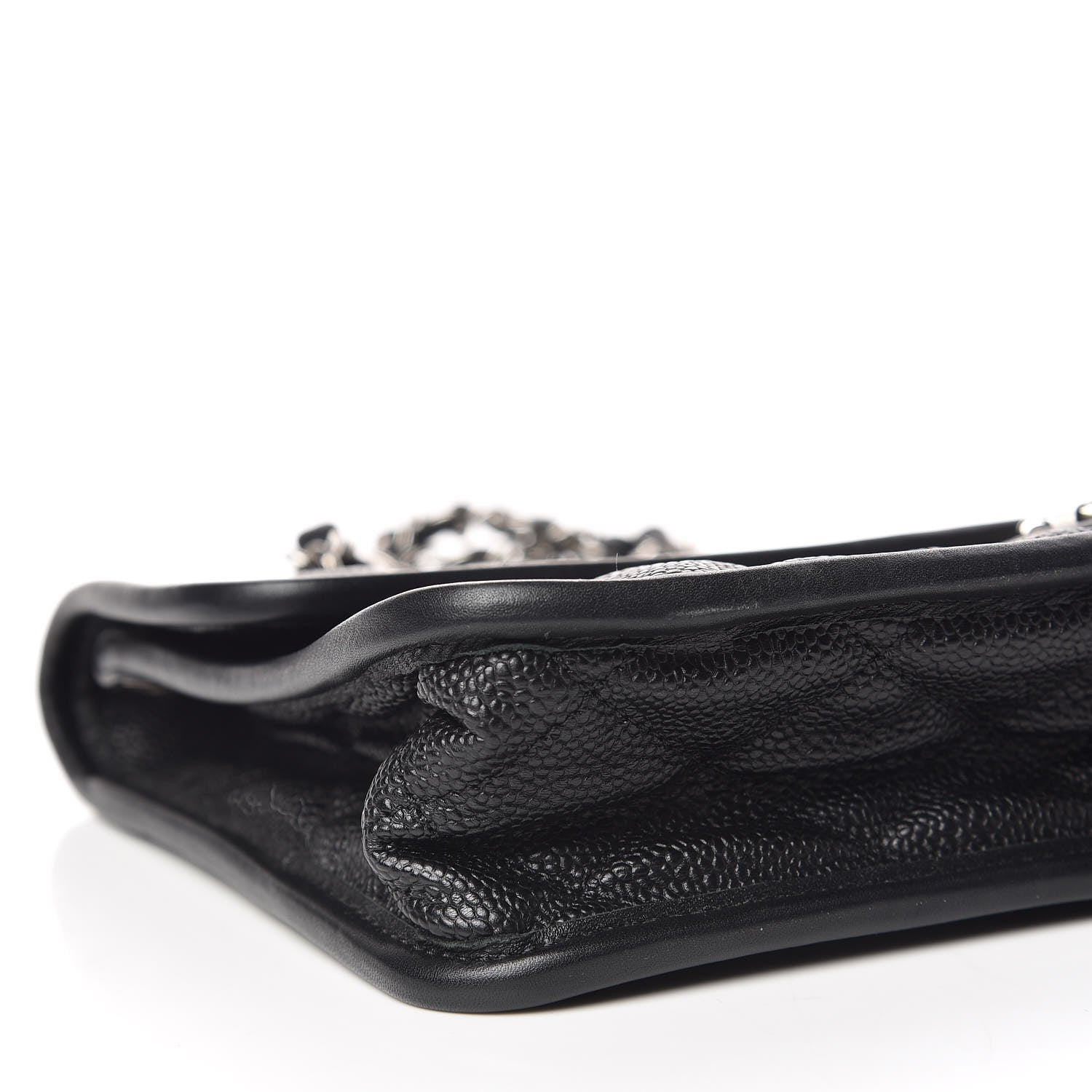Chanel Caviar Quilted Medium French Riviera Flap Black 6 of 10