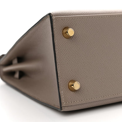 Hermes Epsom Kelly Sellier 25 Gris Asphalte 9 of 13