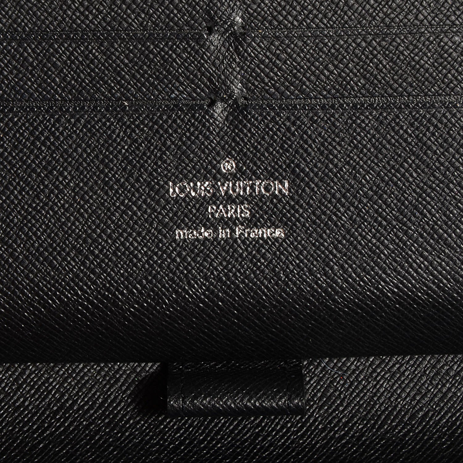 Louis Vuitton Epi Zippy Organizer Wallet Black 6 of 7