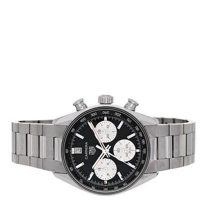 Tag Heuer Stainless Steel 39mm Carrera Glass Box Chronograph Automatic Watch Black 2 of 7