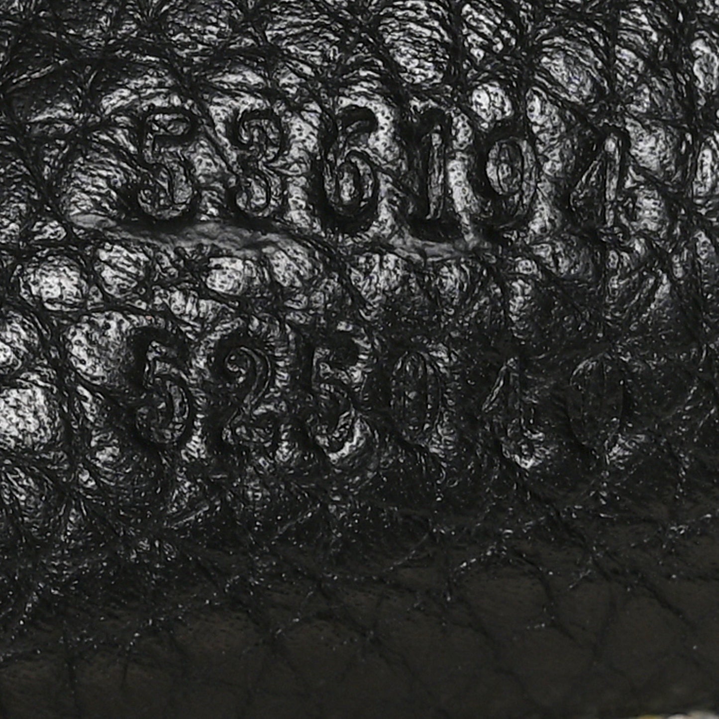 Pebbled Calfskin Large Soho Hobo Black