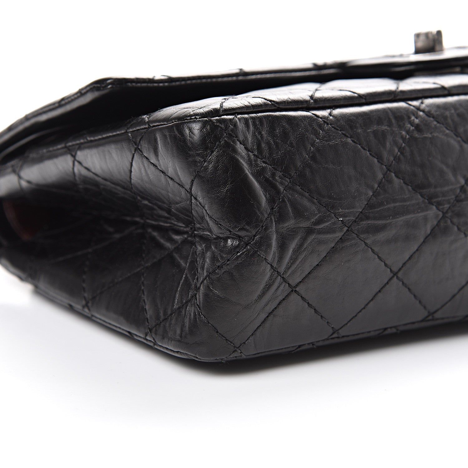 Chanel Aged Calfskin Quilted 2.55 Reissue 226 Flap Black 8 of 13