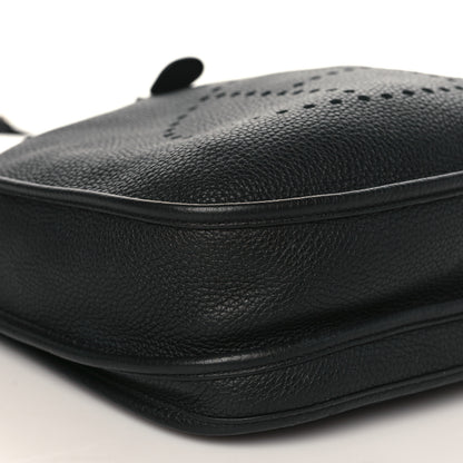 Hermes Taurillon Clemence Evelyne III PM Black 8 of 9