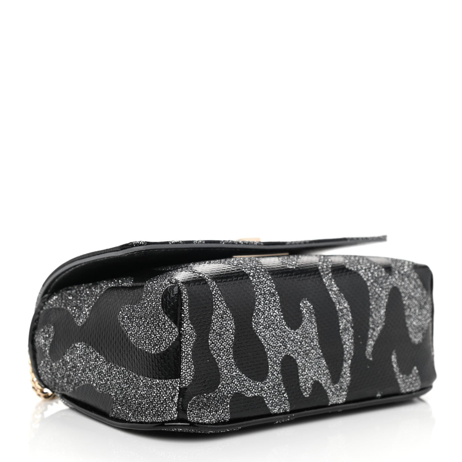 Jimmy Choo Glitter Mini Ruby Chain Crossbody Anthracite 4 of 8