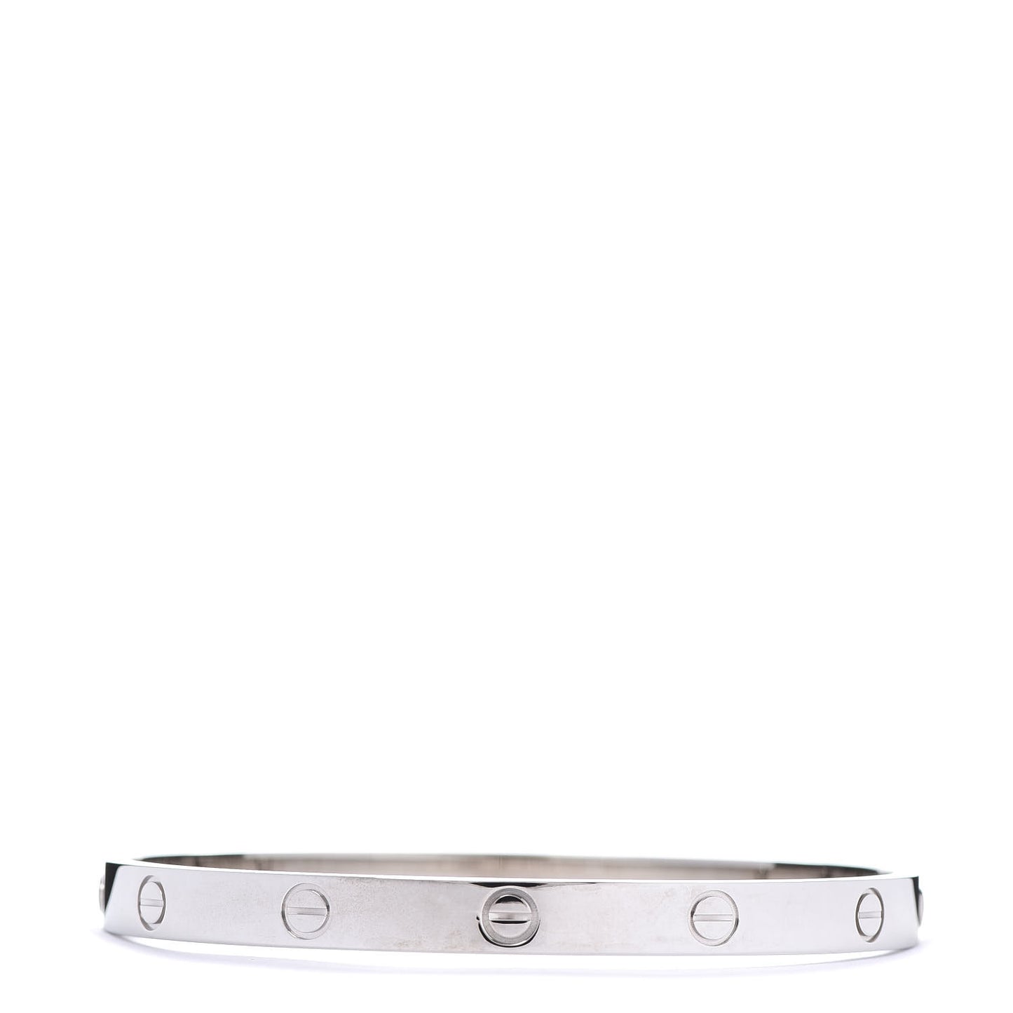 18K White Gold LOVE Bracelet 19