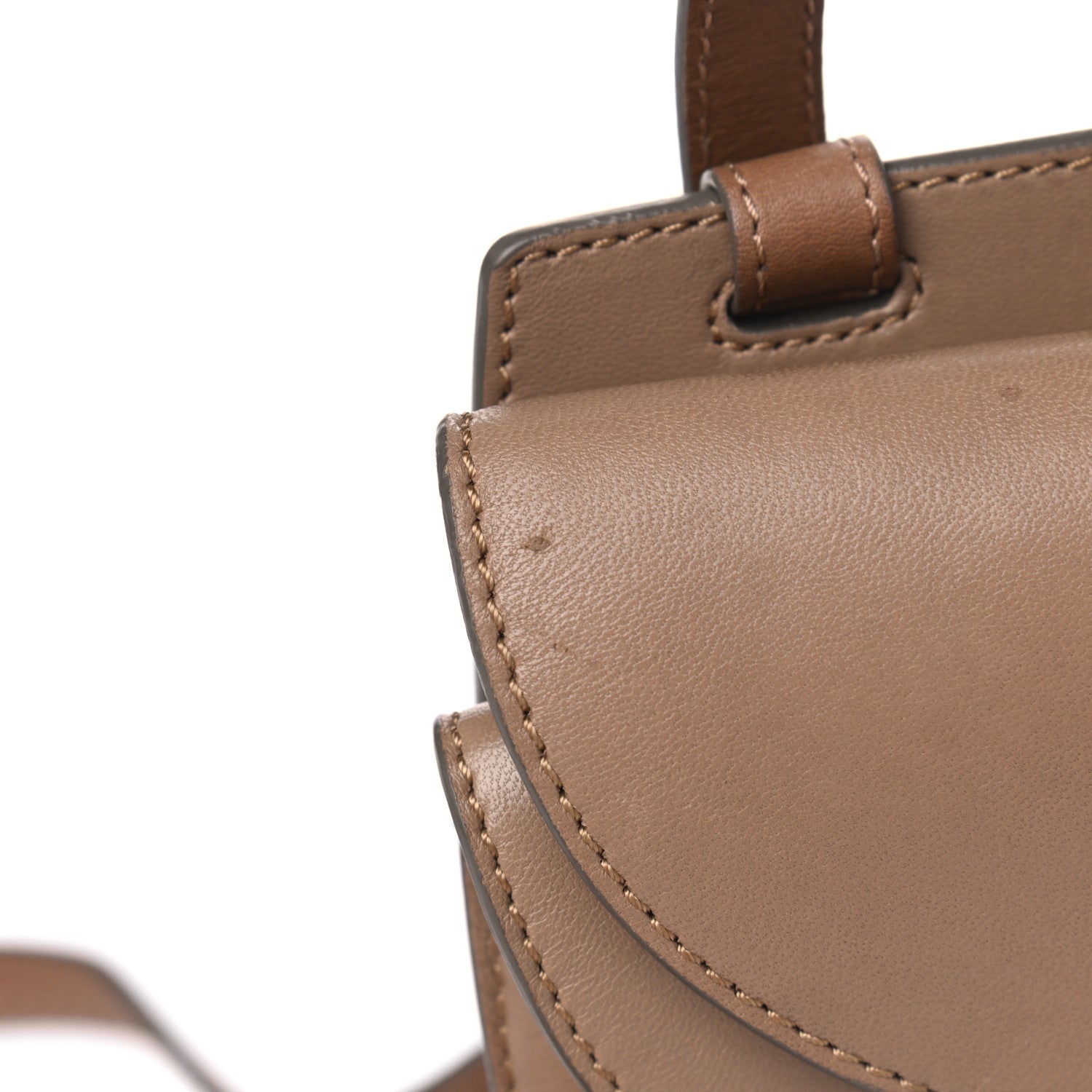 Chloe Calfskin Georgia Crossbody Bag Chestnut Cream 14 of 16