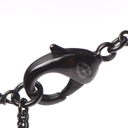 Chanel Ruthenium Beaded CC Long Necklace Black 4 of 6