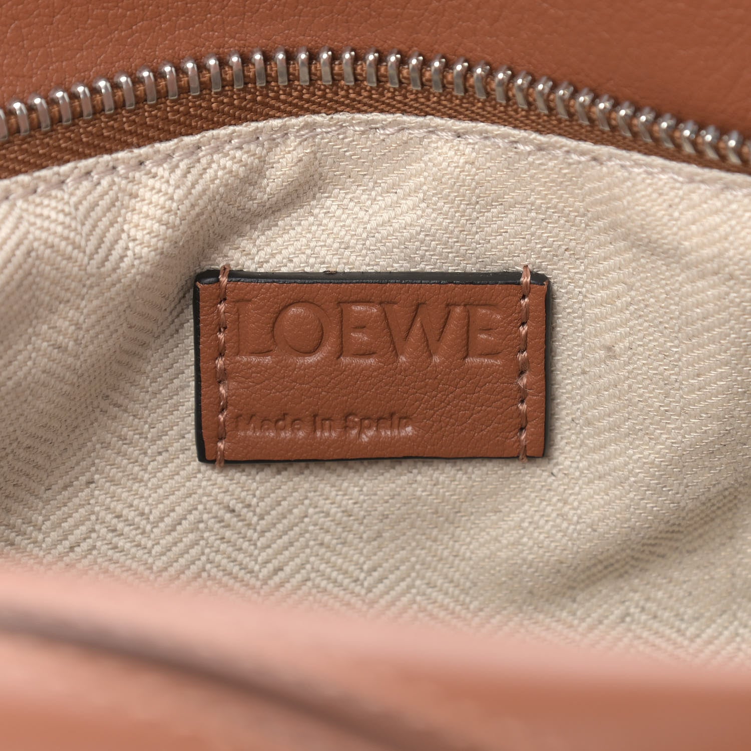 Loewe Calfskin Small Puzzle Bag Tan 6 of 9