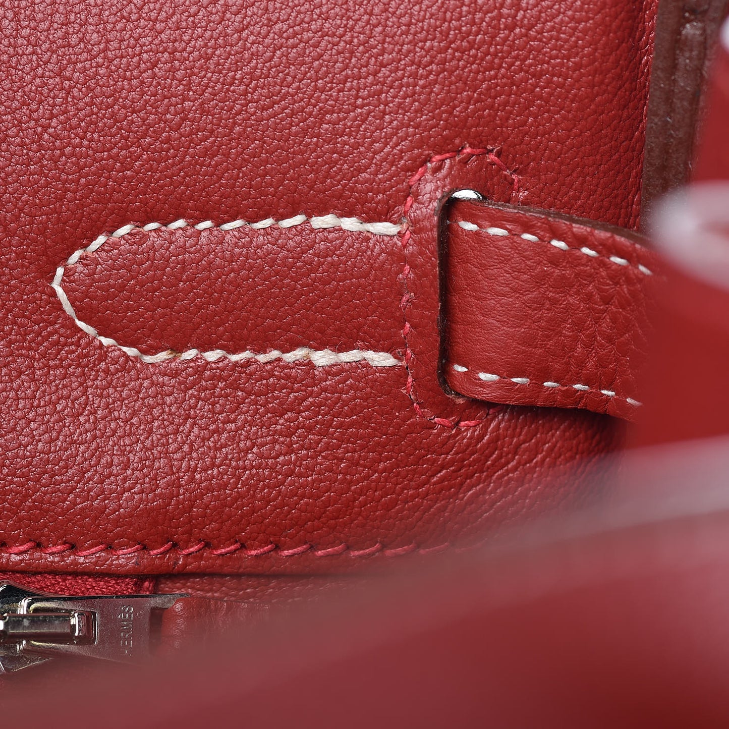 Togo Horseshoe Birkin 35 Rouge Garance