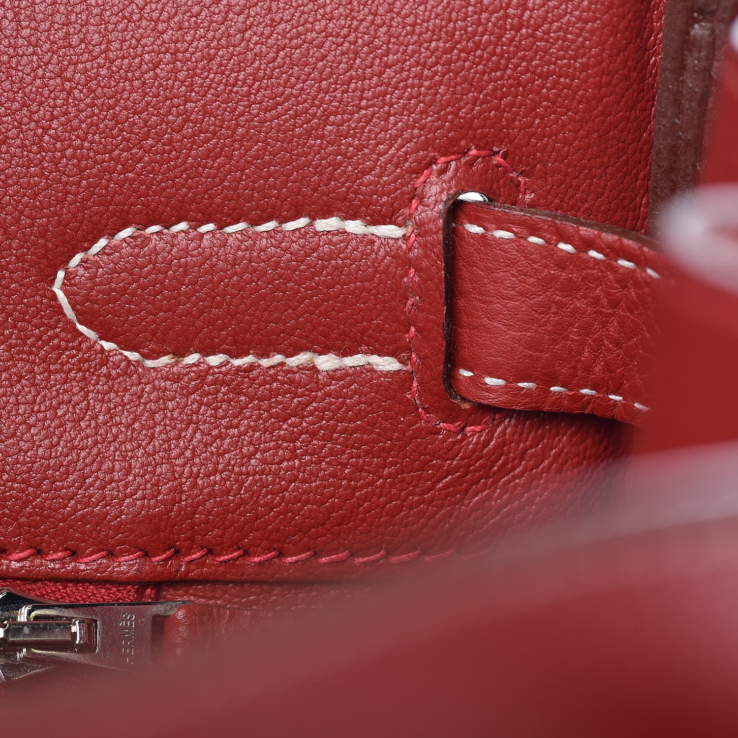 Hermes Togo Horseshoe Birkin 35 Rouge Garance 18 of 42