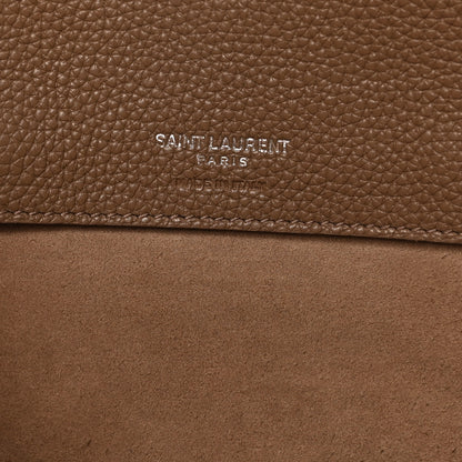 Saint Laurent Grained Calfskin Baby Sac De Jour Souple Dark Beige 8 of 12