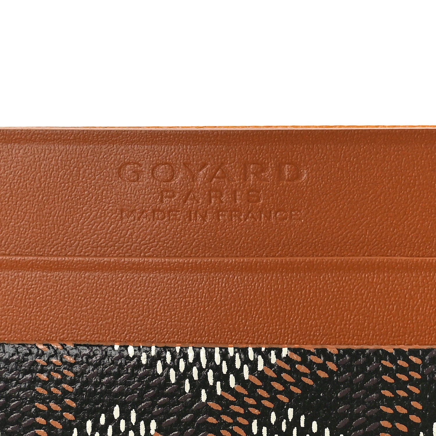 Goyard Goyardine Saint Sulpice Card Holder Black Gold 6 of 9