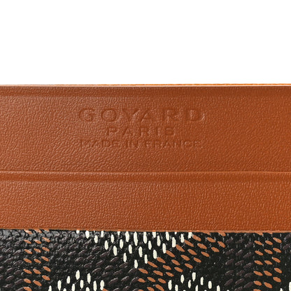 Goyard Goyardine Saint Sulpice Card Holder Black Gold 6 of 9