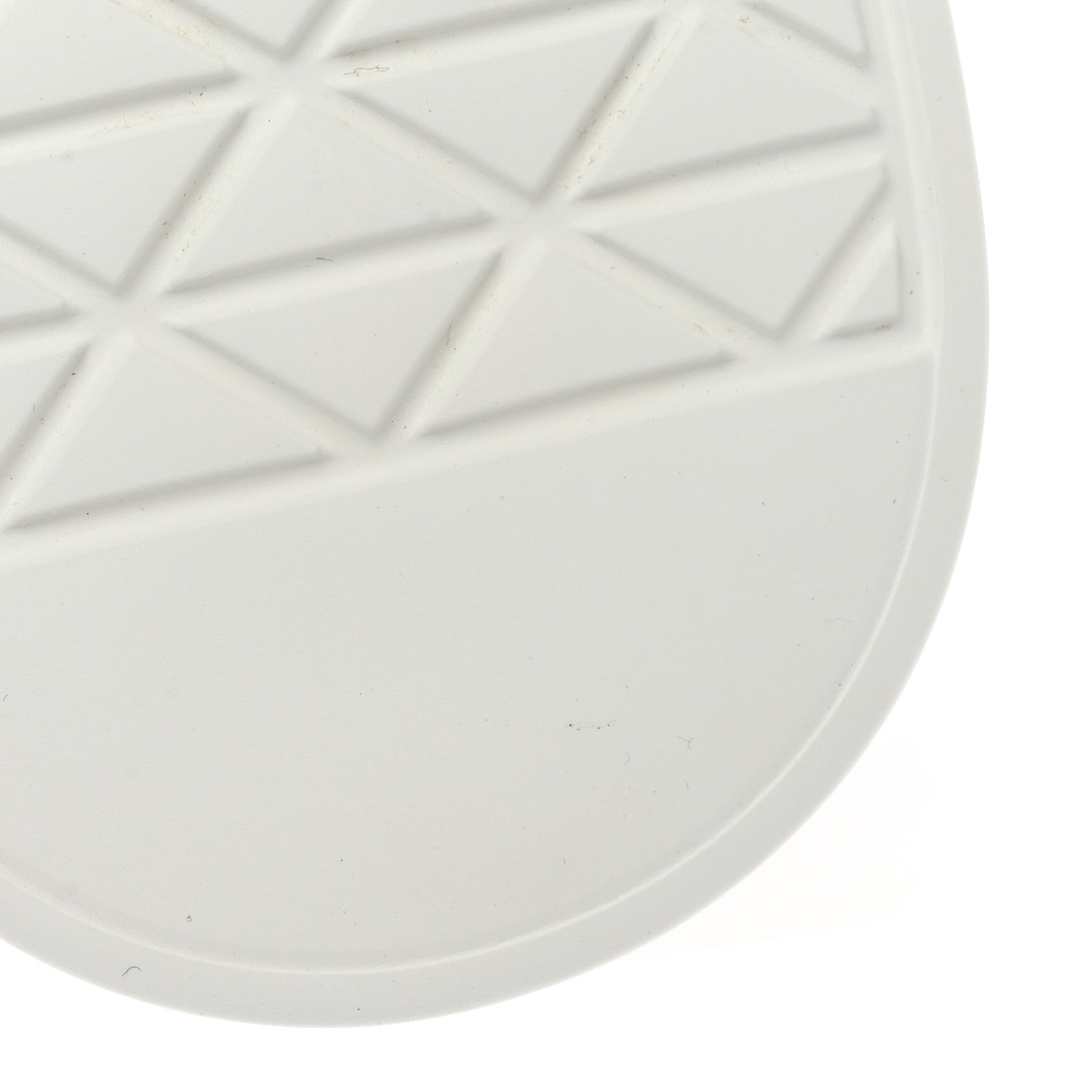 Prada Re-Nylon Spazzolato Rubber Triangle Logo Macro Quilted Mens 35mm Platform Sneakers 6 White 11 of 16
