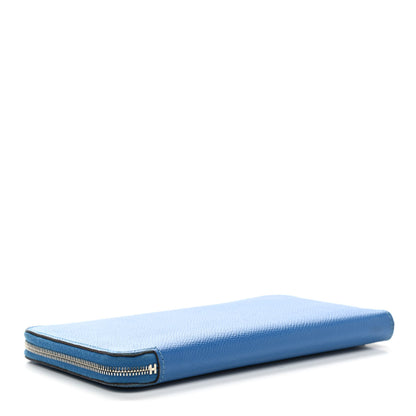 Hermes Epsom Silk'In Wallet Bleu Paradis 4 of 12