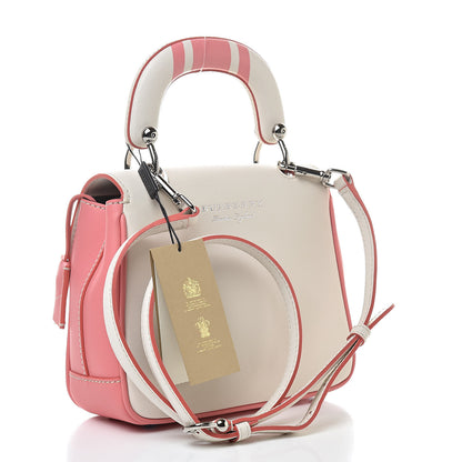 Burberry Trench Calfskin Small DK88 Top Handle Bag Sugar Pink Natural 3 of 10