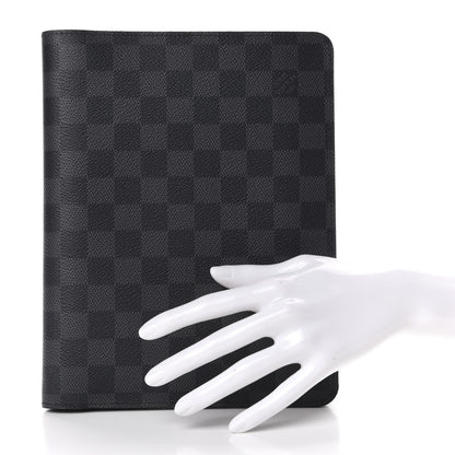 Louis Vuitton Damier Graphite Desk Agenda Cover 6 of 6