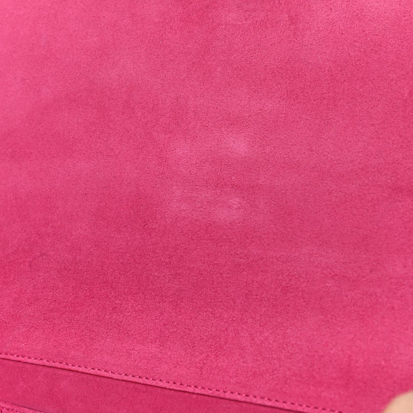Calfskin Classic Y Ligne Clutch Fuchsia