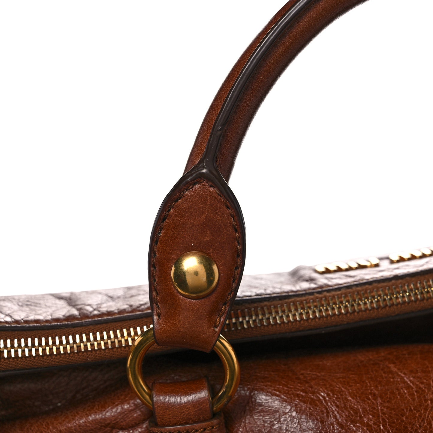 Vitello Lux Medium Bow Bag Palissandro